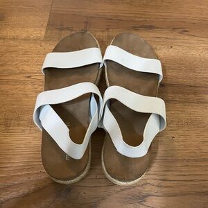 Madden Girl White Sandals
